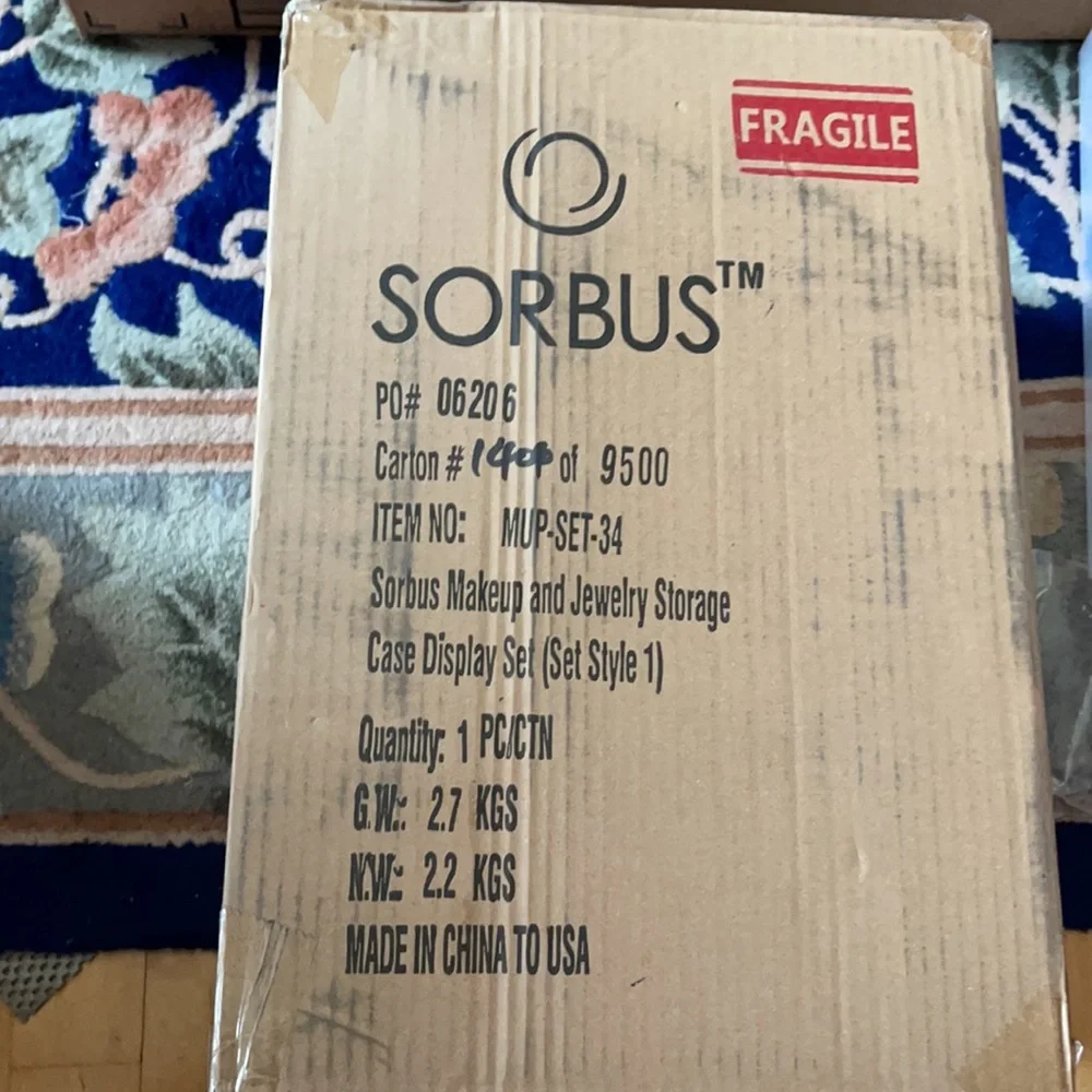 Sorbus Cosmetic Makeup/ Jewelry Storage Display
